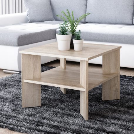 Dohányzóasztal tölgy 60x47x60cm FUR1877-1