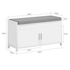 Cipősszekrény 90x50x33 cm FUR1888