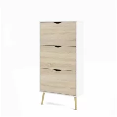 Cipősszekrény 3 részes 140x40x70 cm FUR1894