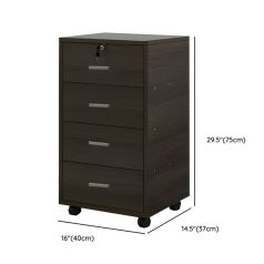   Zárható fiókos szekrény guruló konténer 75 x 37 x 40 cm FUR1917-1