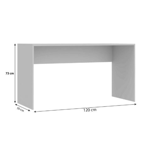 Íróasztal 120x50x73 cm fekete FUR1926-1