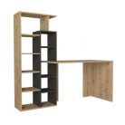 Polcos íróasztal 160x60x148cm barna FUR1955-1