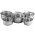Indukciós inox 10 részes edénykészlet G-1051