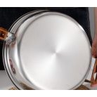 12 részes inox edénykészlet teáskannával G012