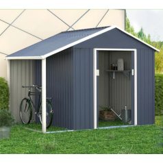   Kerti fém tároló ház előtetővel 300 x 178 x 192 cm 5,8 m² GH608-X