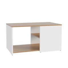 Dohányzóasztal 80x45x42 cm fehér GM-01