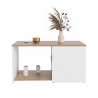 Dohányzóasztal 80x45x42 cm fehér GM-01