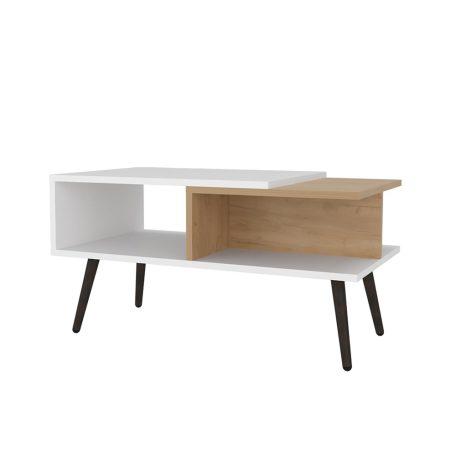 Dohányzóasztal 75x42x40 cm fehér GM-02