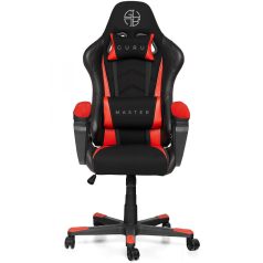   Gamer szék kényelmes főnöki forgószék Guru Master piros GM2-R
