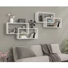 1db fali polc 104x22x45cm fehér GR-02