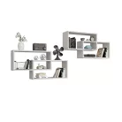 1db fali polc 104x22x45cm fehér GR-02