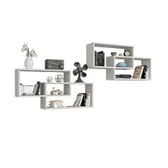 1db fali polc 104x22x45cm fehér GR-02