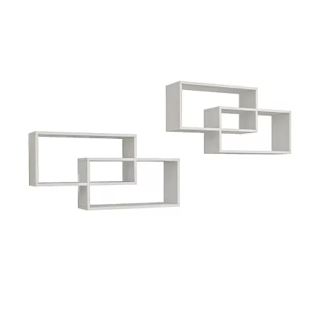 1db fali polc 104x22x45cm fehér GR-02