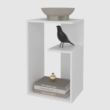 Dohányzóasztal 63x30x40 cm fehér GT-02