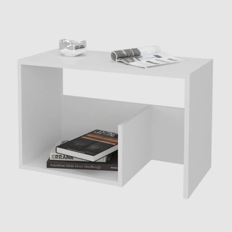 Dohányzóasztal 63x30x40 cm fehér GT-02