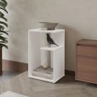 Dohányzóasztal 63x30x40 cm fehér GT-02