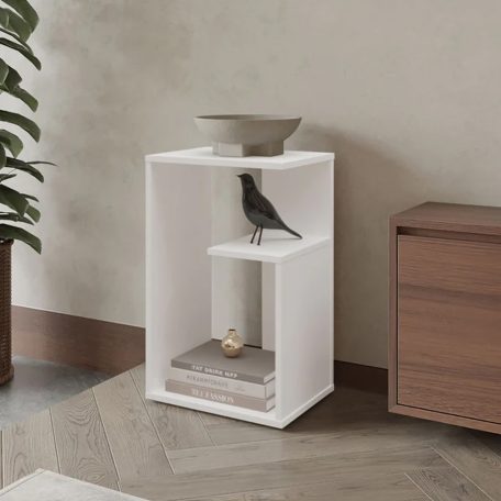 Dohányzóasztal 63x30x40 cm fehér GT-02