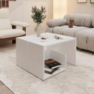 Dohányzóasztal 63x30x40 cm fehér GT-02