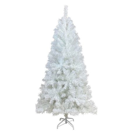 Natura HF-120 karácsonyfa fehér műfenyő fém talppal 120 cm