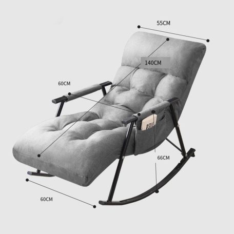 BeComfort hintaszék 140x60x90cm szürke HS-Grey