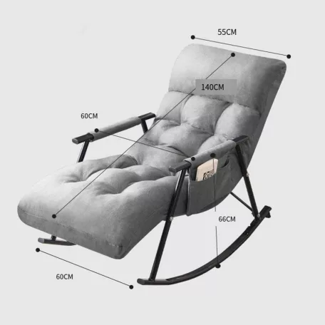 BeComfort hintaszék 140x60x90cm sárga HS-Yellow
