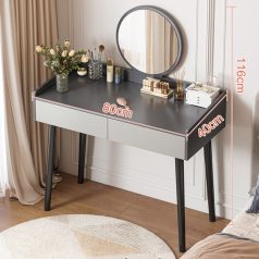   Fésülködőasztal öltözőasztal sminkasztal 116 x 40 x 80 cm HT-1900-80