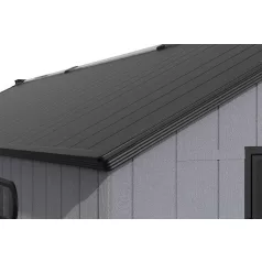 Műanyag kerti ház szürke 246x188x227cm KCG608