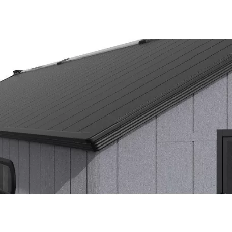 Műanyag kerti ház szürke 246x188x227cm KCG608