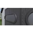 Műanyag kerti ház szürke 246x188x227cm KCG608