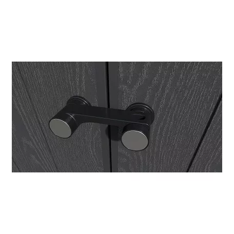 Műanyag kerti ház szürke 246x188x227cm KCG608