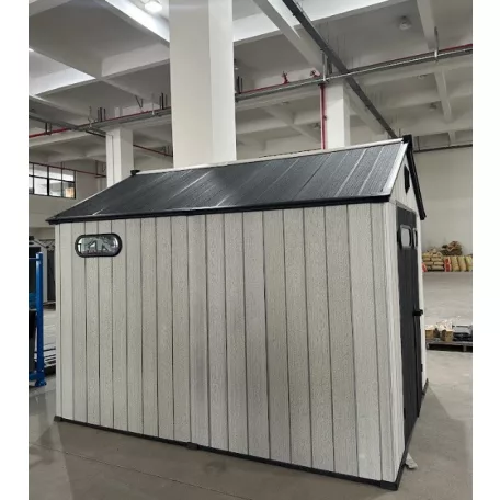 Műanyag kerti ház szürke 246x188x227cm KCG608