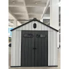 Műanyag kerti ház szürke 246x188x227cm KCG608