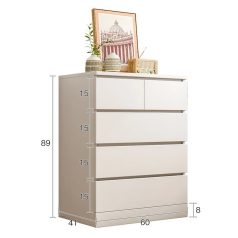 Komód 60x41x89cm fehér KD04