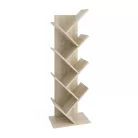Polcos tároló könyvespolc 41x26x125cm tölgy KH08-2