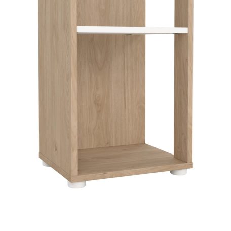 Polcos tároló könyvespolc 36x36x180cm barna KH09-2