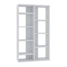 Polcos tároló könyvespolc 72x25x124cm fehér KH14-1
