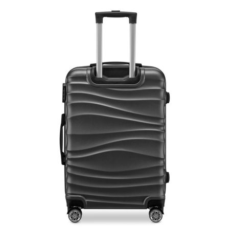 BeComfort L02-G-55, ABS, guruló, szürke bőrönd 55 cm