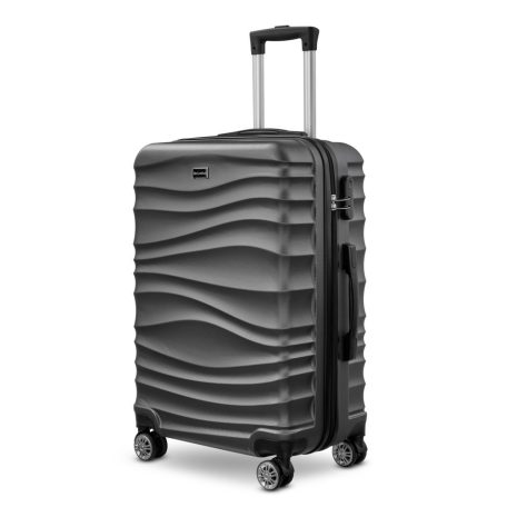 BeComfort L02-G-75, ABS, guruló, szürke bőrönd 75 cm