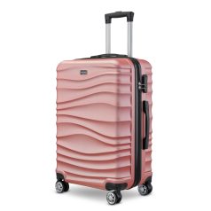 BeComfort L02-R-75, ABS, guruló, rosegold bőrönd 75 cm