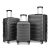 BeComfort L03-G 3 db-os, ABS, guruló, szürke bőrönd szett (55cm+65cm+75cm)