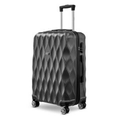 BeComfort L04-G-55, ABS, guruló, szürke bőrönd 55 cm