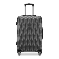 BeComfort L04-G-55, ABS, guruló, szürke bőrönd 55 cm