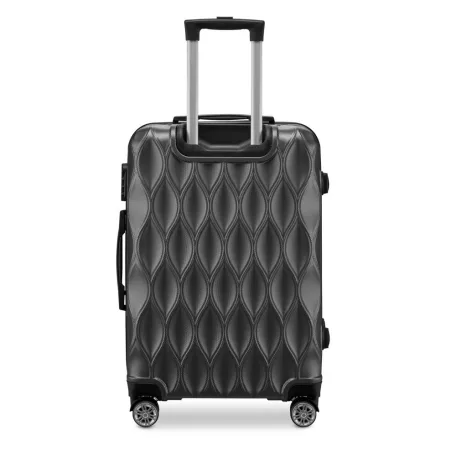 BeComfort L04-G-55, ABS, guruló, szürke bőrönd 55 cm