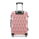 BeComfort L04-R-55, ABS, guruló, rosegold bőrönd 55 cm