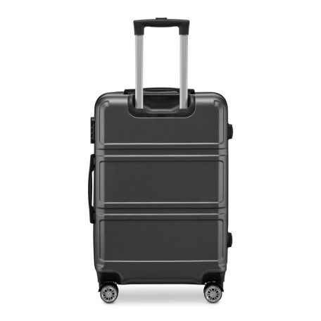 BeComfort L05-G-55, ABS, guruló, szürke bőrönd 55 cm