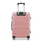 BeComfort L06-R-55, ABS, guruló, rosegold bőrönd 55 cm