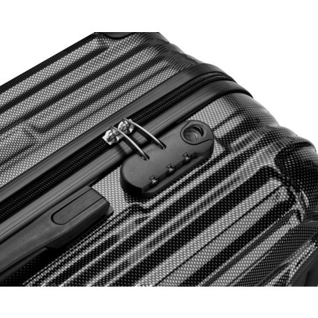 BeComfort L07-G-65, ABS, guruló, szürke bőrönd 65 cm