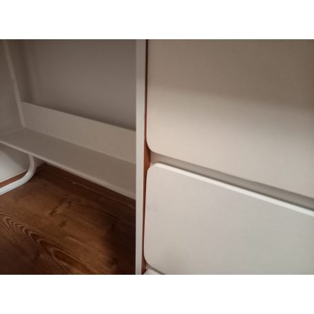 Fiókos íróasztal 100x50x73,5cm fehér LG04-100