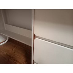 Fiókos íróasztal 120x50x73,5cm fehér LG04-120