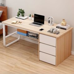Fiókos íróasztal 140x50x73,5cm tölgy LG08-140